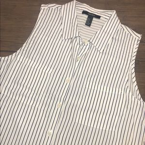 NWOT - Forever 21 - Medium Striped Collared Shirt